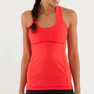 Lululemon Scoop Neck Tank in Love Red